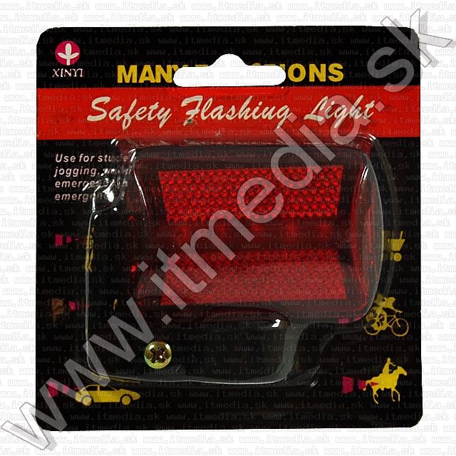 Image of Plan LED Bicycle Lamp, Rear (RED) (IT8080)