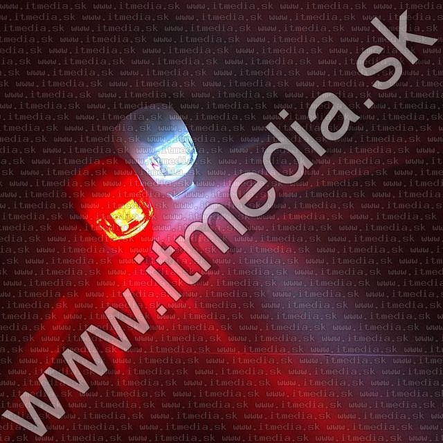 Image of Silicone 2-LEDs Bicycle Lamp SET(White Front + Red Rear) (IT8872)