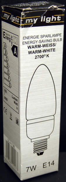 Image of My Light Energy Saving Lamp *E14* 7W *Warm White* (IT3994)