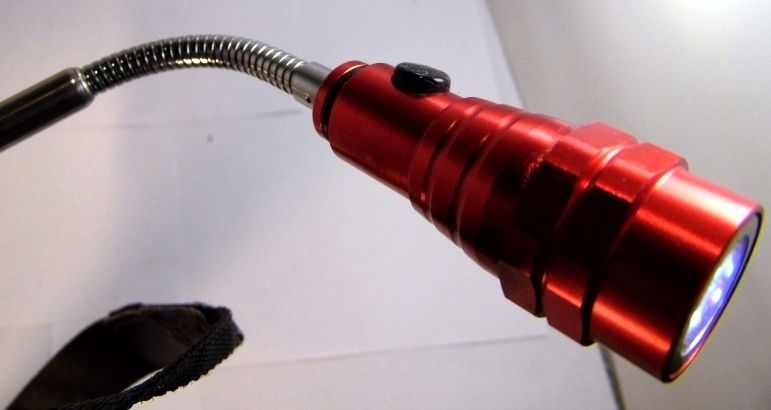 Image of Teleszkópos flexibilis nyakú LED zseblámpa (BULK) (IT11758)