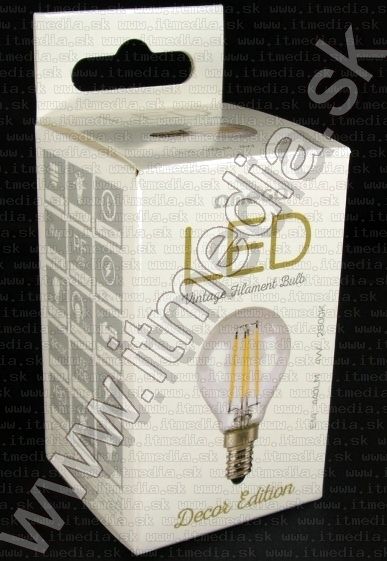 Image of Dekorációs LED izzó E14 4W 2800K Meleg fehér (IT12956)