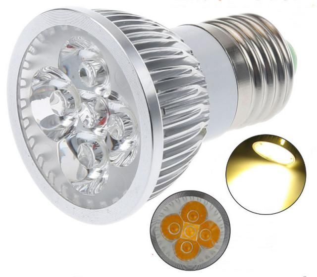 Image of Led Spotlamp, E27 5x3W Warm White INFO! (IT10185)
