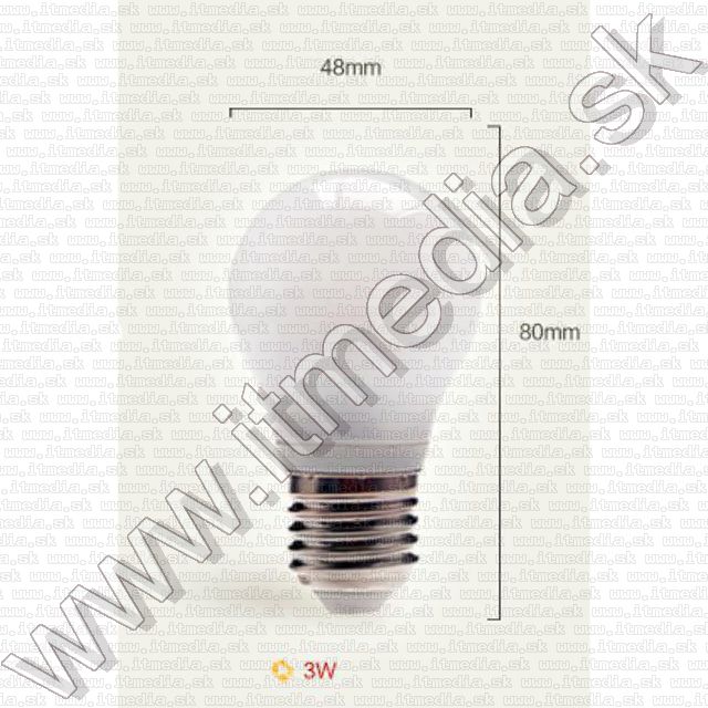 Image of Benbon Led Lampbulb, E27 360°*Warm White* (3Watt) (IT9749)