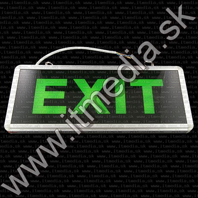 Image of LED Exit Sign with battery (IT9997)