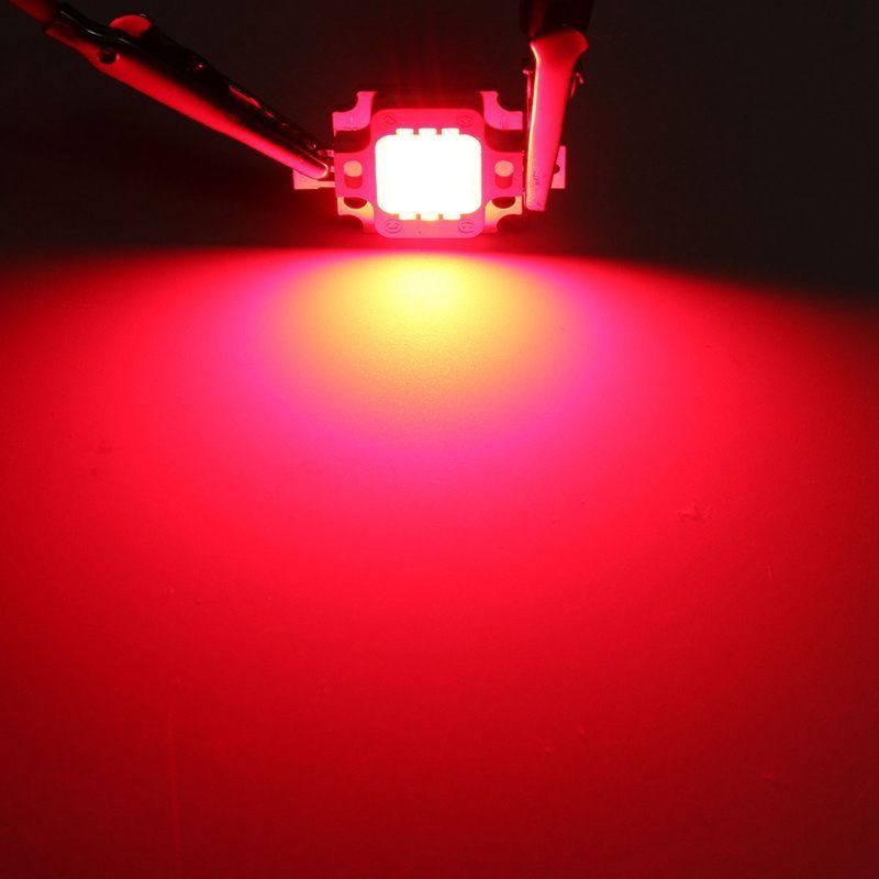 Image of Led Lamp Diode *Red* 10watt 1A 7V 620nm (IT12627)