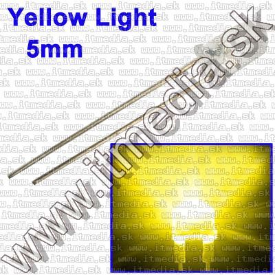 Image of Led Diode Water Clear Yellow Light 5mm !info (IT7939)