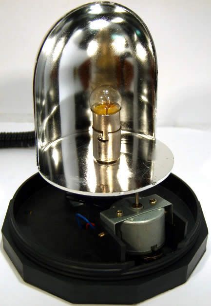Image of Revolving Warning Light, 12V, 10w *Amber* (IT3953)