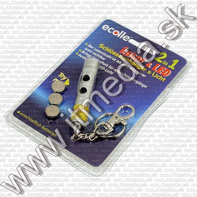Image of Keychain Laser Pointer LED 2-in-1 (IT7575)