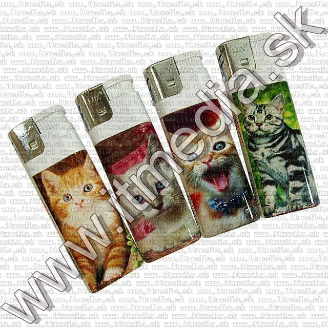 Image of LUX Electronic XXL cigarette lighter *Lovely Cat* (IT8124)
