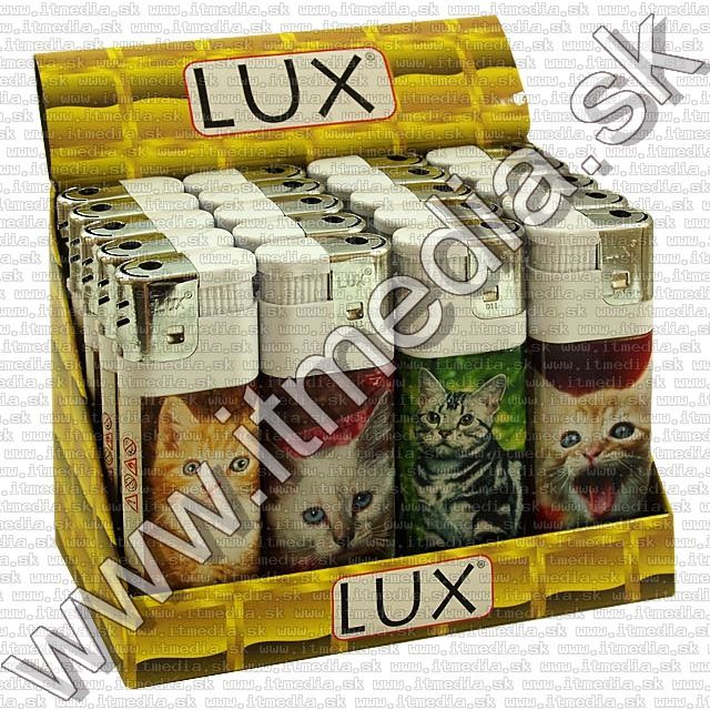 Image of LUX Electronic XXL cigarette lighter *Lovely Cat* (IT8124)