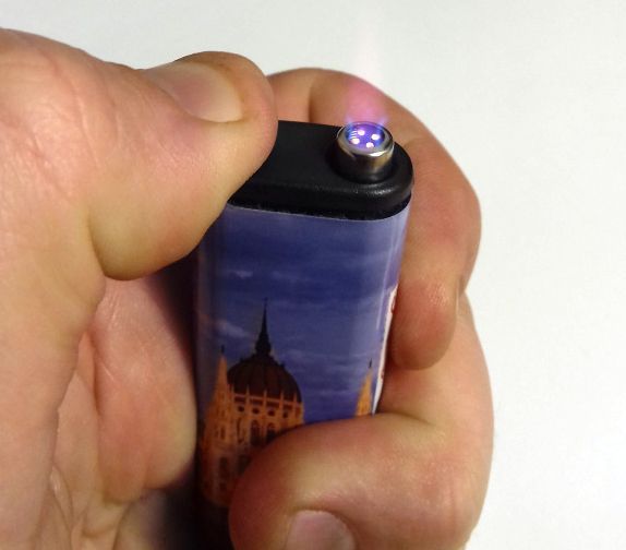 Image of Elektromos vihargyújtó (gázgyújtó) (Budapest) tölthető (IT14230)