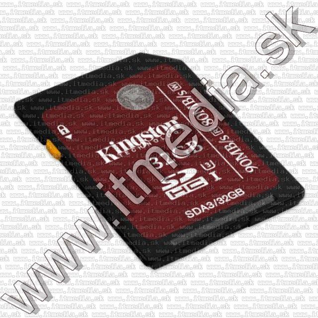 Image of Kingston SD-HC card 32GB UHS-I U3 Class10 (SDA3) (IT11464)