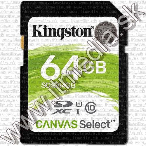 Image of Kingston Canvas Select SD-XC card 64GB UHS-I U1 Class10 (SDS) (IT13477)