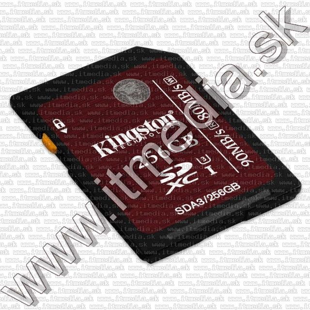 Image of Kingston SD-XC card 256GB UHS-I U3 Class10 (SDA3) (IT11467)