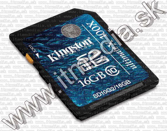 Image of Kingston Secure Digital (SD-HC) card, 16GB info! Class10 G2 (IT8591)