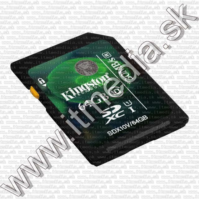 Image of Kingston SD-XC kártya 64GB UHS-I U1 info! Class10 Value (IT9719)