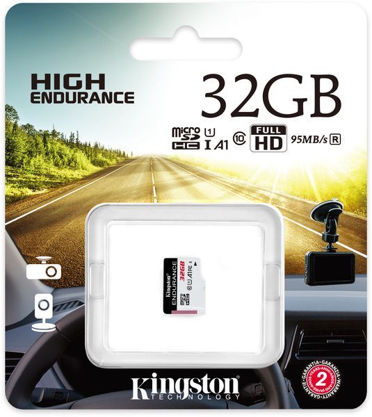 Image of Kingston microSD-HC card 32GB class10 *High Endurance* [80R60W] INFO! SDCE/32GB (IT13890)