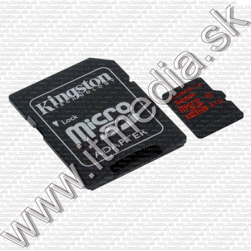 Image of Kingston microSD-HC kártya 32GB UHS-I U3 Class10 SDCA3/32GB + adapter (90/80 MBps) (IT11455)