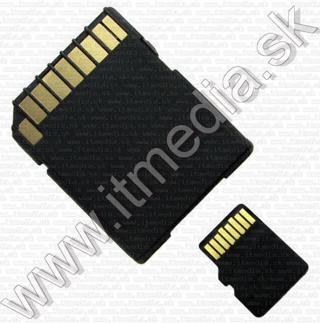Image of Kingston microSD-HC card 4GB Class4 + adapter (IT3090)