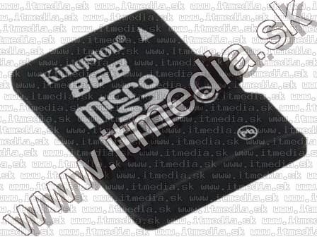 Image of Kingston microSD-HC kártya 8GB Class4 adapter nélkül! (IT11555)