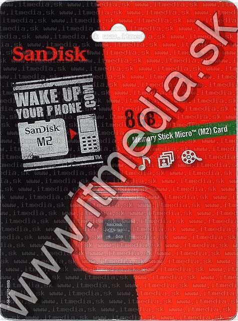 Image of Sandisk MemoryStick __micro__ (M2) 8GB no adapter (IT3484)