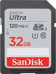 Image of Sandisk SD-HC kártya 32GB UHS-I U1 *Ultra* Class10 120MB/s (IT14701)