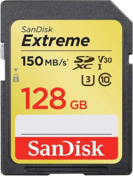 Image of Sandisk SD-XC kártya 128GB UHS-I U3 V30 4K *Extreme* Class10 [180R90W] (IT13880)