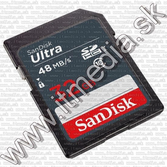 Image of Sandisk SD-HC kártya 32GB UHS-I U1 *Ultra* Class10 48MB/s (IT12757)