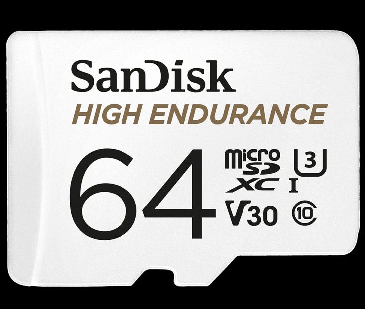 Image of Sandisk microSD-XC card 64GB class10 *High Endurance* CCTV INFO! SDSQQNR-064G-GN6IA (IT14568)