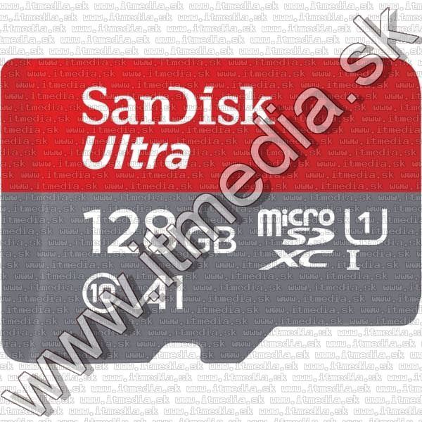 Sandisk microSD-XC kártya 128GB UHS-I U1 A1 *Ultra CLASS10* 100MB/s (IT13352) Image of Sandisk microSD-XC kártya 128GB UHS-I U1 A1 *Ultra CLASS10* 100MB/s (IT13352)