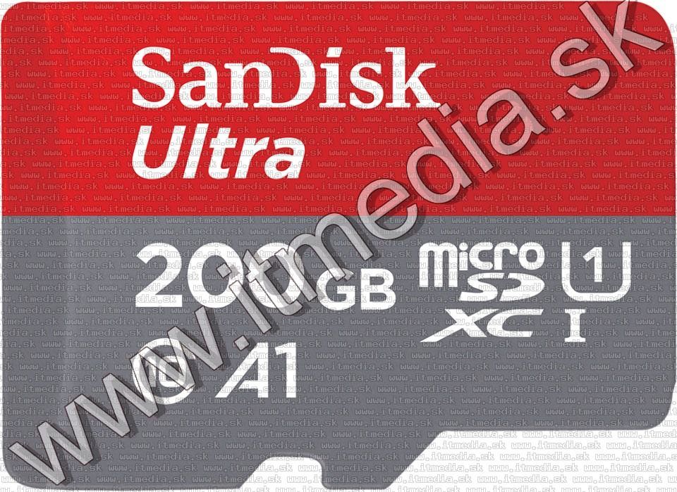 Image of Sandisk microSD-XC kártya 200GB UHS-I U1 A1 *Mobile Ultra* 100MB/s + adapter (IT13353)