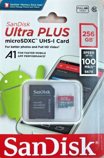 Sandisk microSD-XC kártya 256GB UHS-I U1 A1 *Mobile Ultra* 100MB/s + adapter (IT13848) Image of Sandisk microSD-XC kártya 256GB UHS-I U1 A1 *Mobile Ultra* 100MB/s + adapter (IT13848)