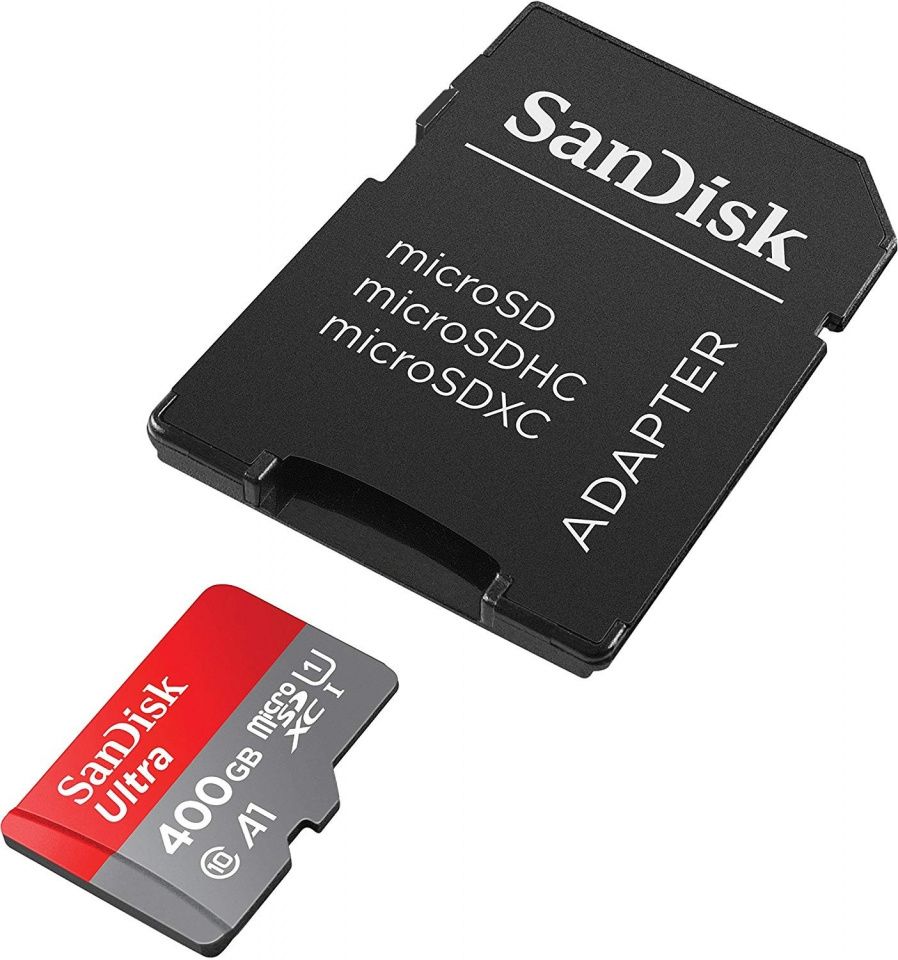 Image of Sandisk microSD-XC kártya 400GB UHS-I U1 A1 *Mobile Ultra* 100MB/s + adapter (IT14062)