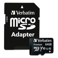 Verbatim Premium microSD card 64GB UHS-I U1 INFO! (IT14454) Image of Verbatim Premium microSD card 64GB UHS-I U1 INFO! (IT14454)