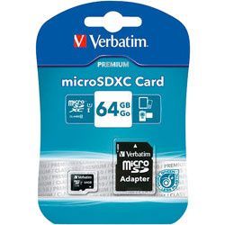 Verbatim Premium microSD card 64GB UHS-I U1 INFO! (IT14454) Image of Verbatim Premium microSD card 64GB UHS-I U1 INFO! (IT14454)