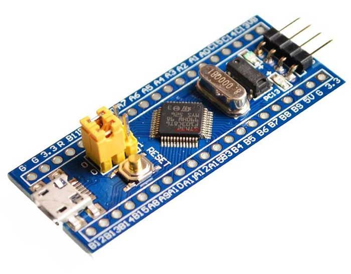 Image of STM32F103C8T6 microUSB ARM 32 Development Board (Arduino) (IT13624)