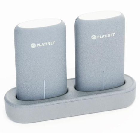 Image of Platinet Powerbank DUAL 2x5000mAh With Charging DOCK [44242] (IT13768)