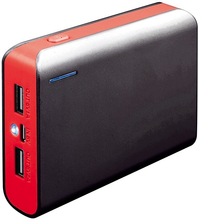 Platinet Powerbank 6000mAh Fekete+Piros (43180) (IT12471) Image of Platinet Powerbank 6000mAh Fekete+Piros (43180) (IT12471)
