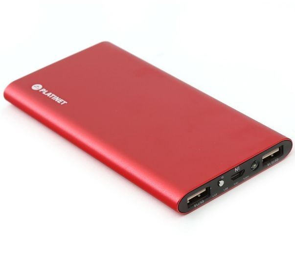 Image of Platinet Powerbank Li-Po 8000mAh Red (43567) (IT13703)