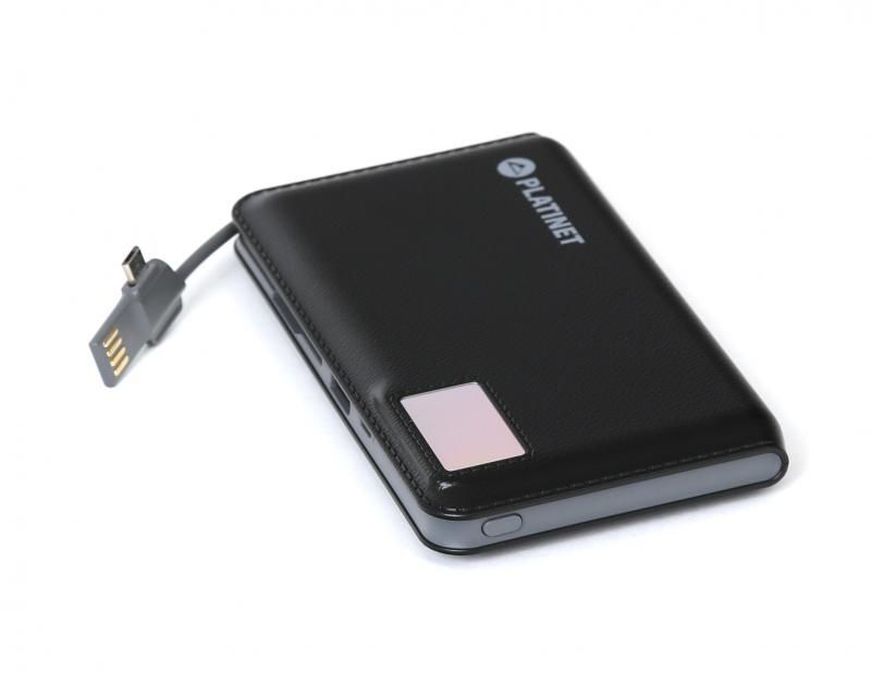 Image of Platinet Powerbank 12000mAh Black +LCD display 2.1A Polymer (IT13833)