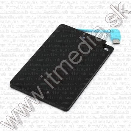 Image of Omega Slim Powerbank Li-Po 2000mAh Black (43519) *Credit Card* (IT12809)