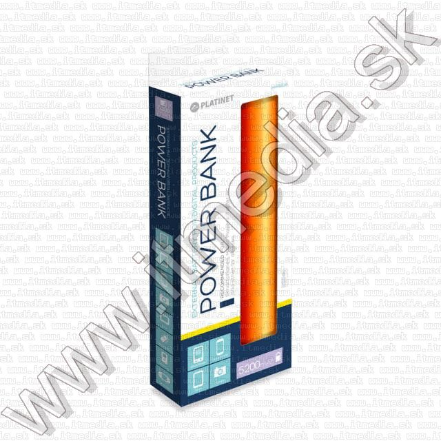 Image of Omega Powerbank 5200mAh Orange (42626) (IT10788)