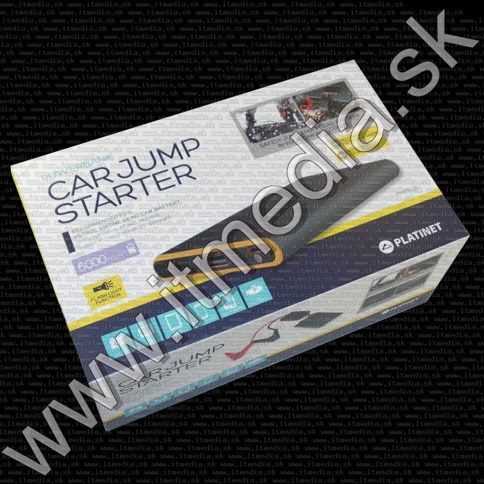 Image of Platinet Powerbank 6000mAh USBb univerzális töltő - bikázó  Fekete-sárga (IT12192)