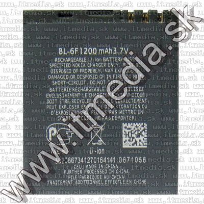 Image of Nokia Mobile (Cellphone) Accu BL-6F (compatible) (IT4321)