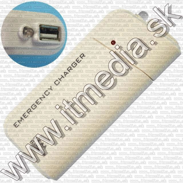 Image of Mobiltelefon vésztöltő 2xAA elemről *Fehér* (IT9960)