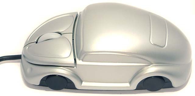 Image of VW *Car Shape* PS-2 Ball Mouse with scroll (IT4404)