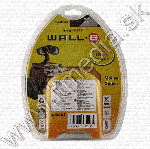 Image of Disney Optical Mouse DSY-MO190 *Wall-e* (IT5598)