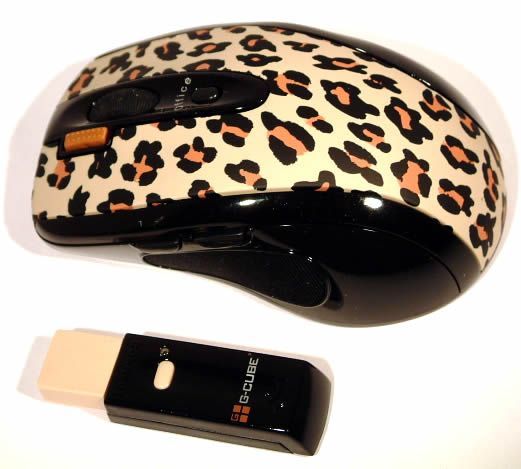 Image of G-Cube Lux Wireless Mouse G4L-70BF *Brown Leopard* (IT2953)