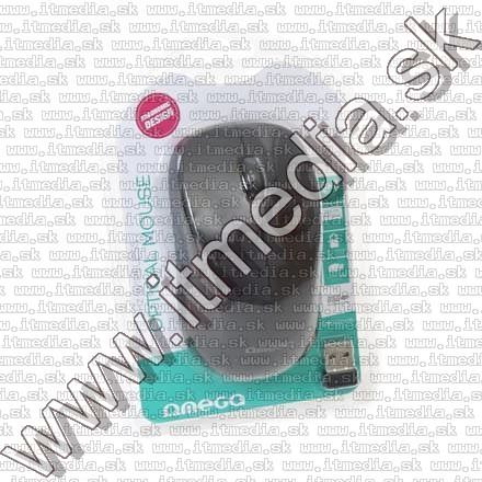 Image of Omega optikai egér Vezeték Nélküli (412WB) *Fekete* 1000dpi (42978) (IT11953)