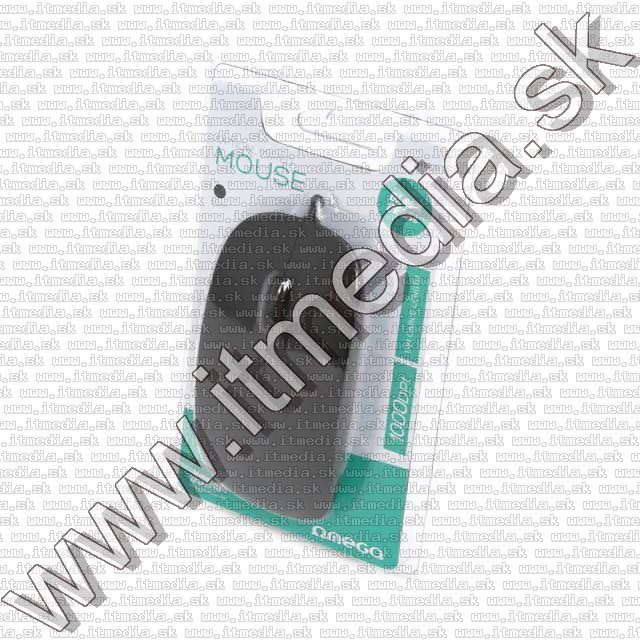 Image of Omega optikai egér USB (OM-414) *Kagyló Fekete* 1000dpi (42589) (IT10815)